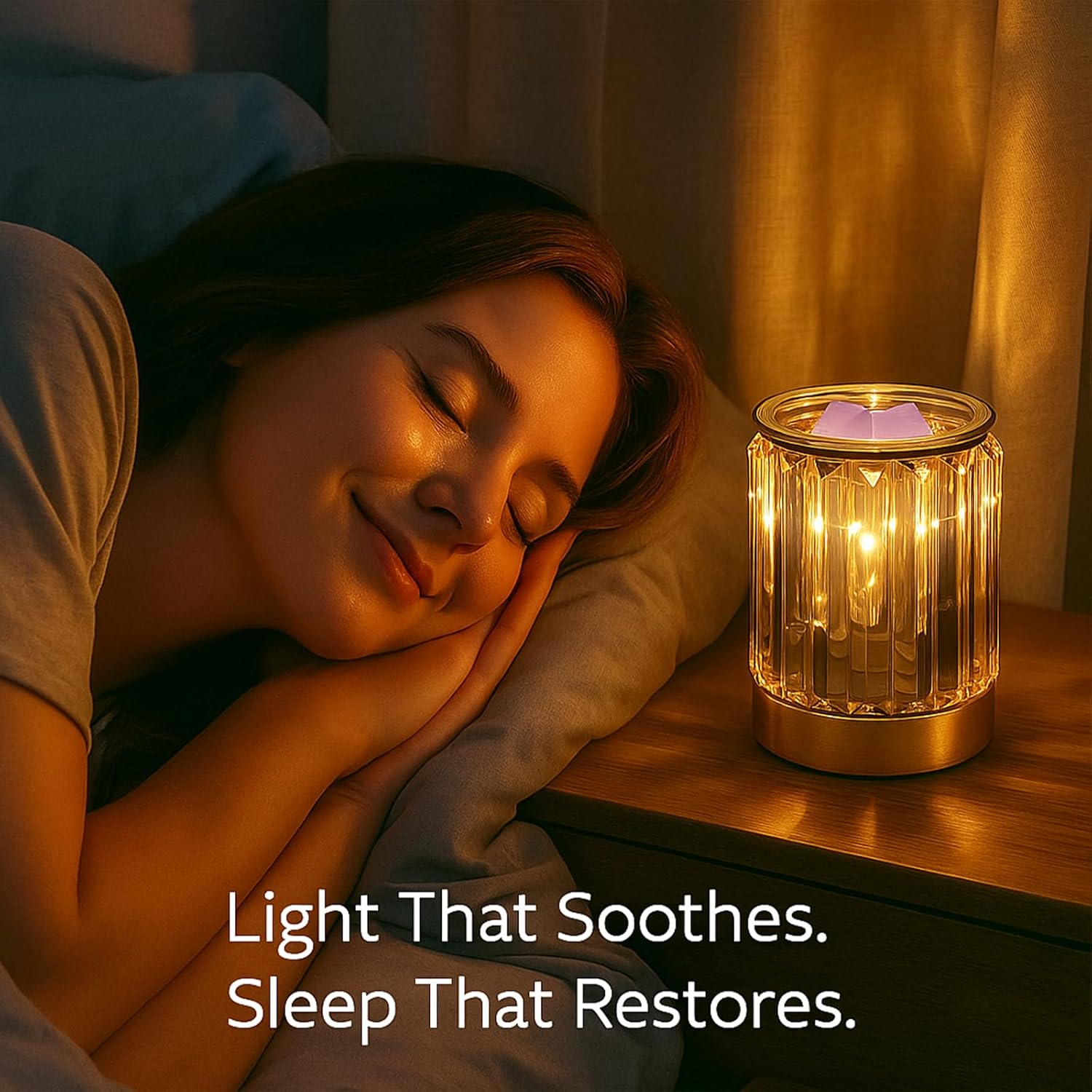 Leyoue Golden Melting Heater Electric Wax Warmer Aroma Lamp