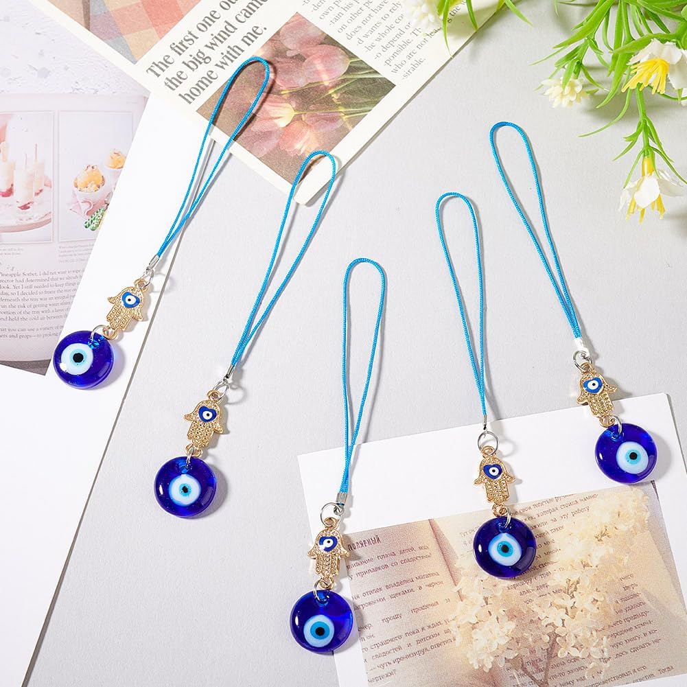 12 Pcs Evil Eye Car Mirror Hanging Ornaments