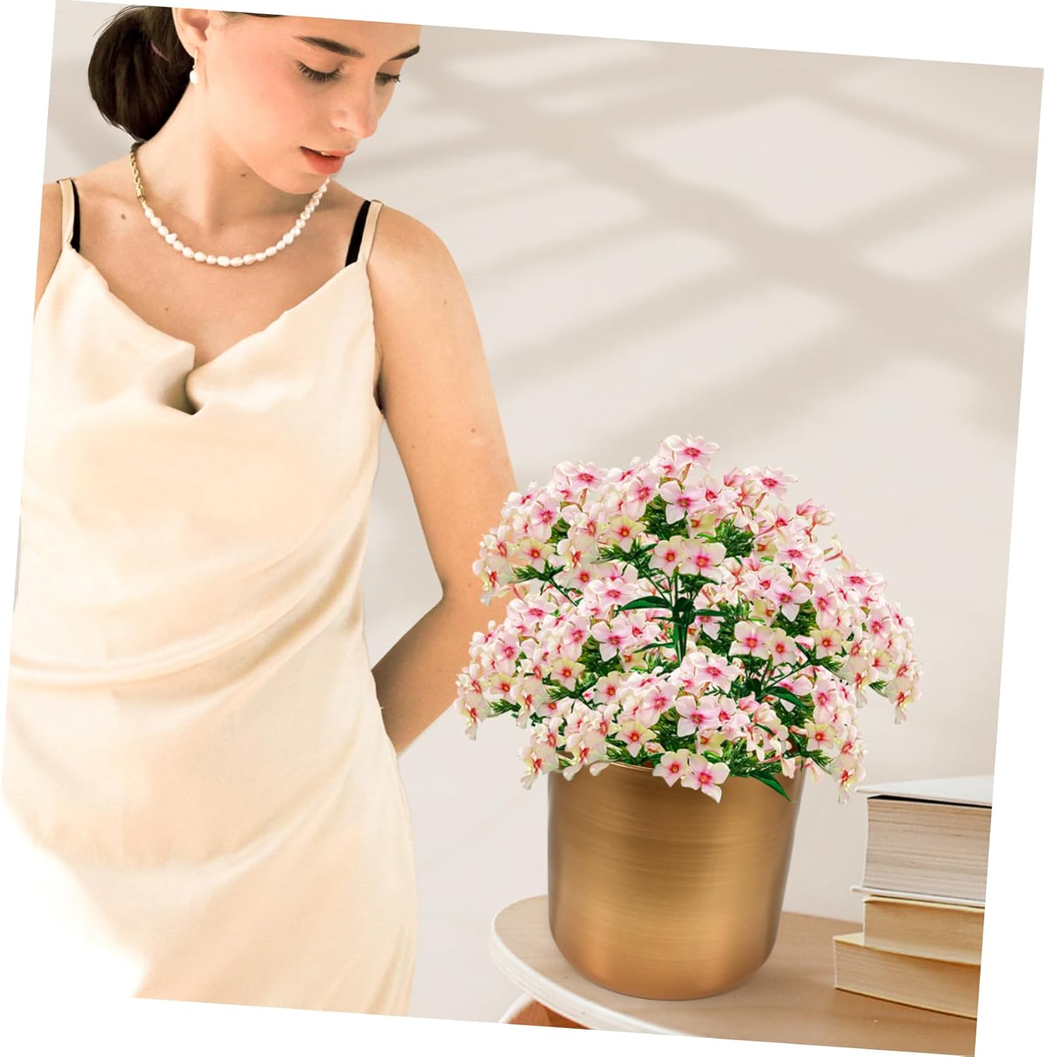 STOBAZA Vintage Rustic Flower Vase Bucket Planter Decor