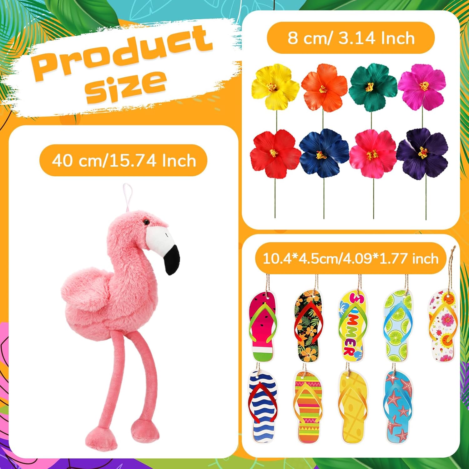 Halfchet 43 Pcs Summer Tree Decorations Set