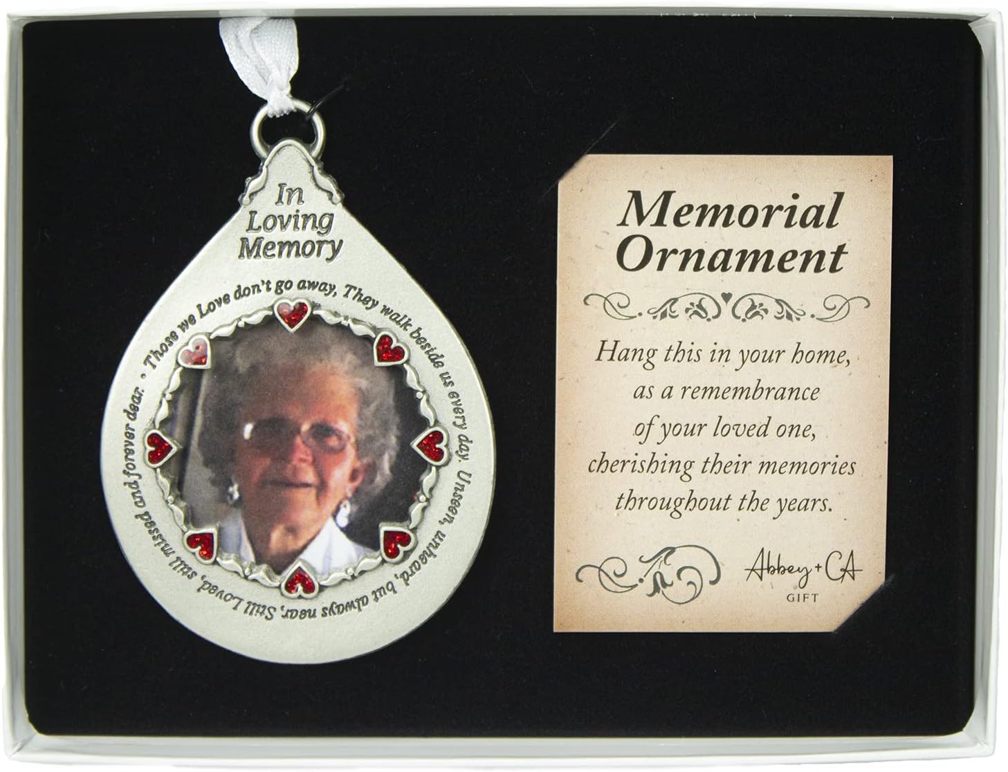 Cathedral Art Memorial Photo Frame Ornament - 1 12 Inch In Loving Memory Christmas Decor by Abbey CA Gift