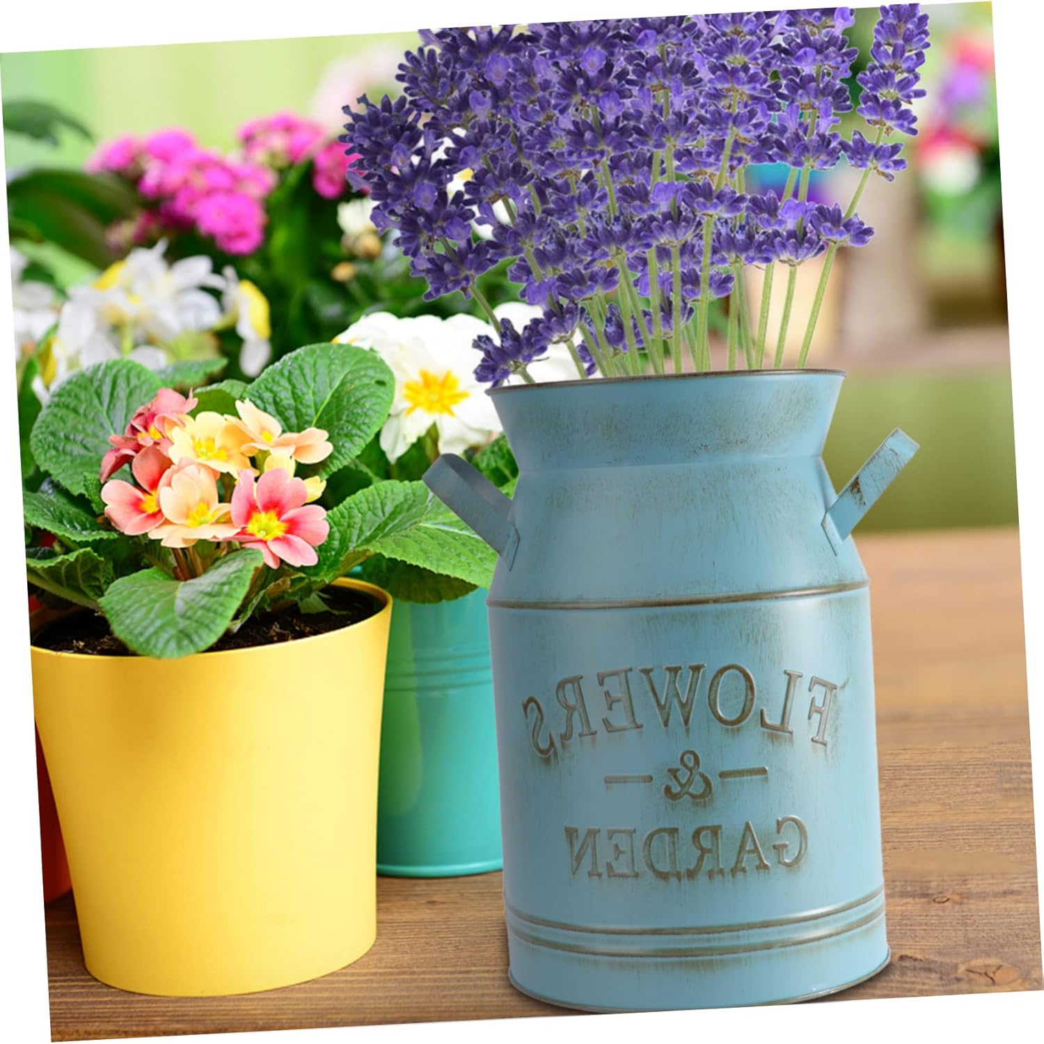 Metal Crafted Flower Vase for Bouquets and Decor