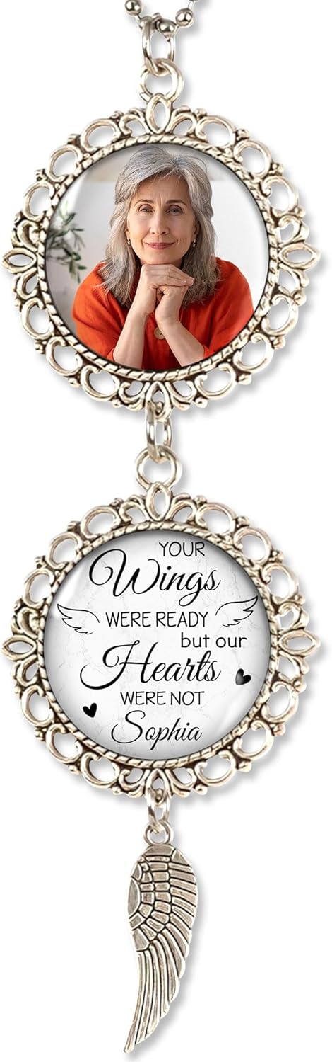 Personalized Memorial Hanging Ornament for Car