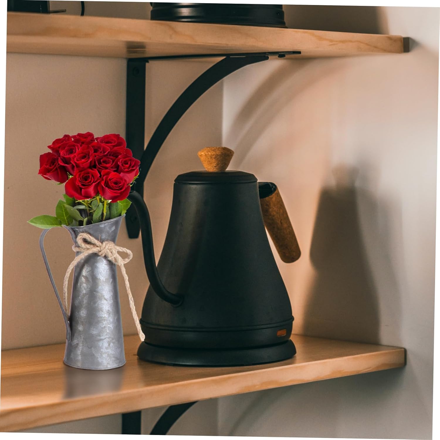 3pcs Retro Iron Flower Bucket Vase Set