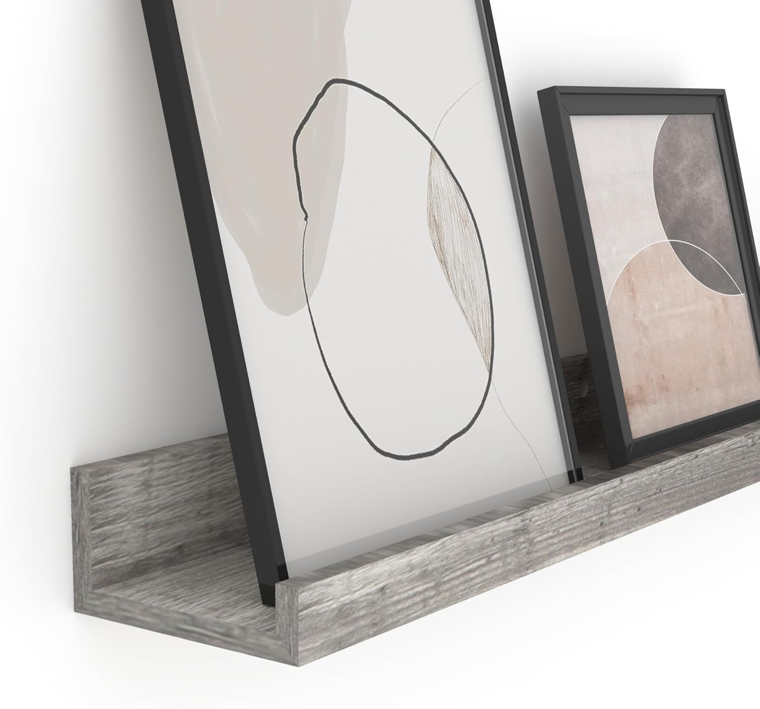 Giftgarden 36 Inch Grey Floating Shelves Set of 3