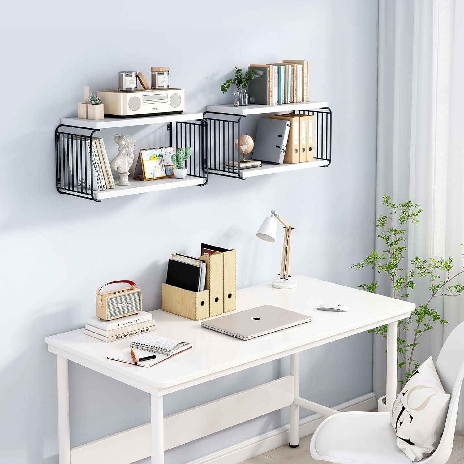 Modern Floating Nightstand Shelves for Bedroom and Living Room