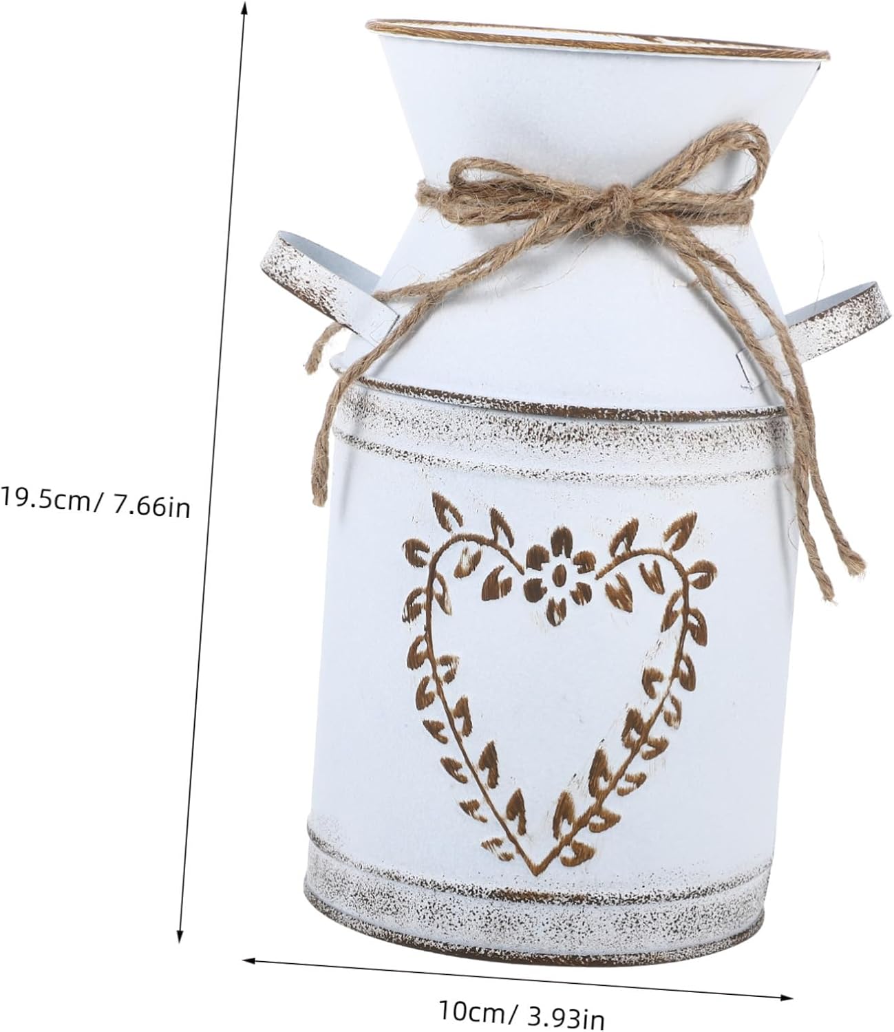 STOBAZA 3pcs Vintage Flower Vase with Leaf Design