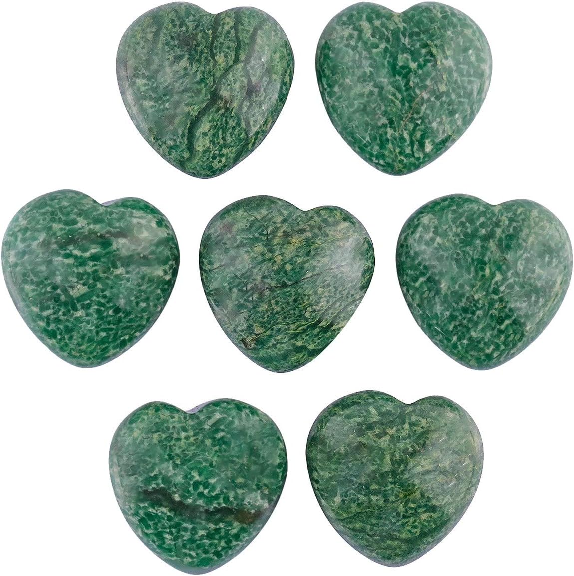 Rockcloud Healing Crystal Set with Puff Hearts and Guardian Angel