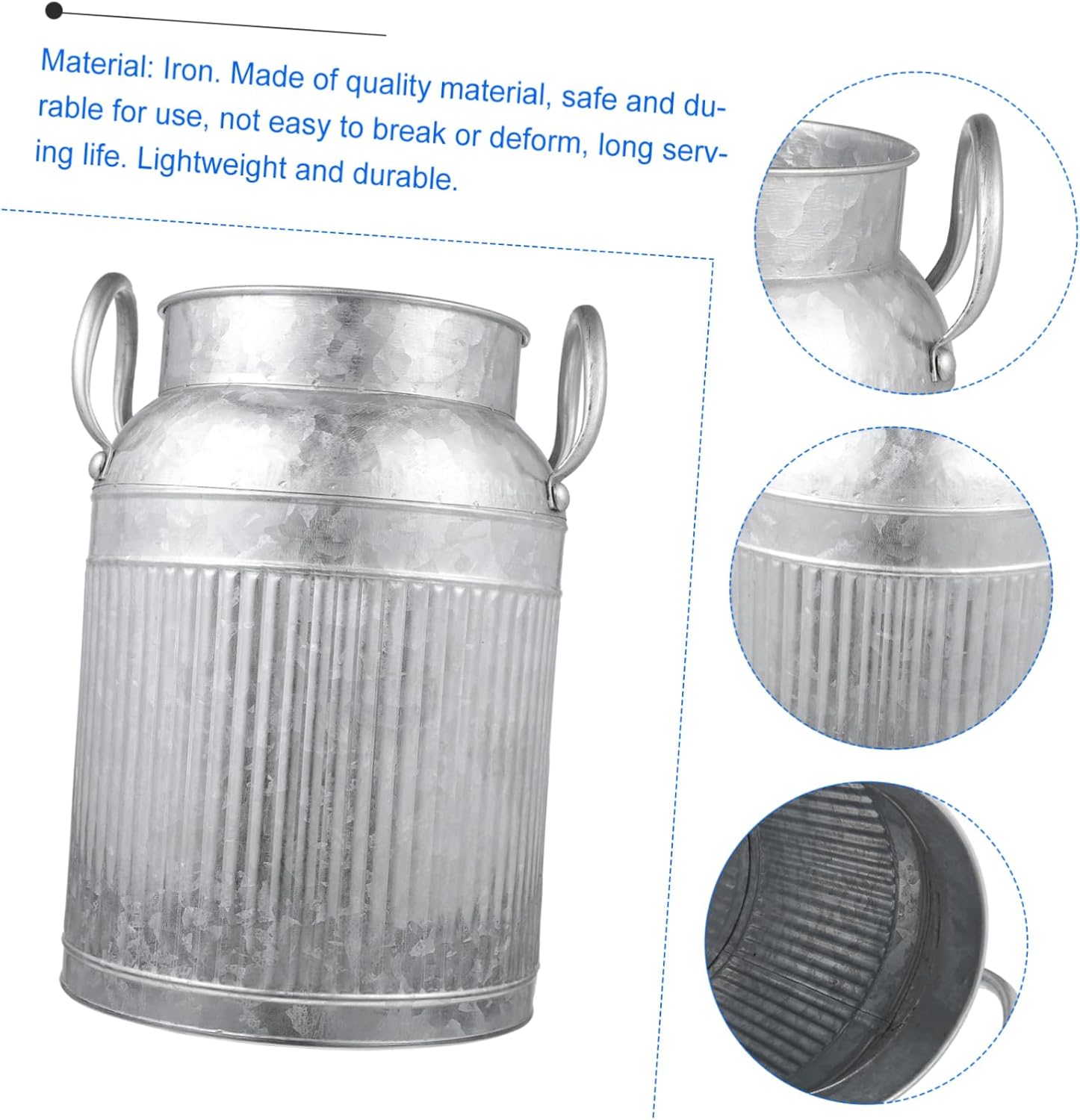 Vintage Farmhouse Flower Vase Decorative Home Office Decor