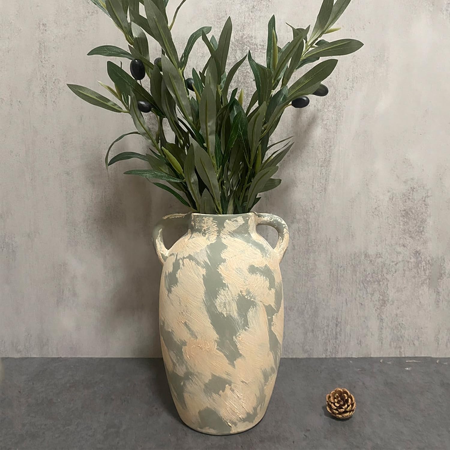 Rustic Ceramic Farmhouse Vase 98 Inch