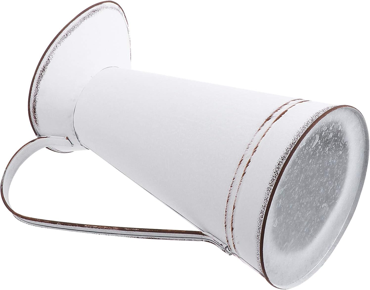 DOITOOL Vintage French Galvanized Vase for Home Decor