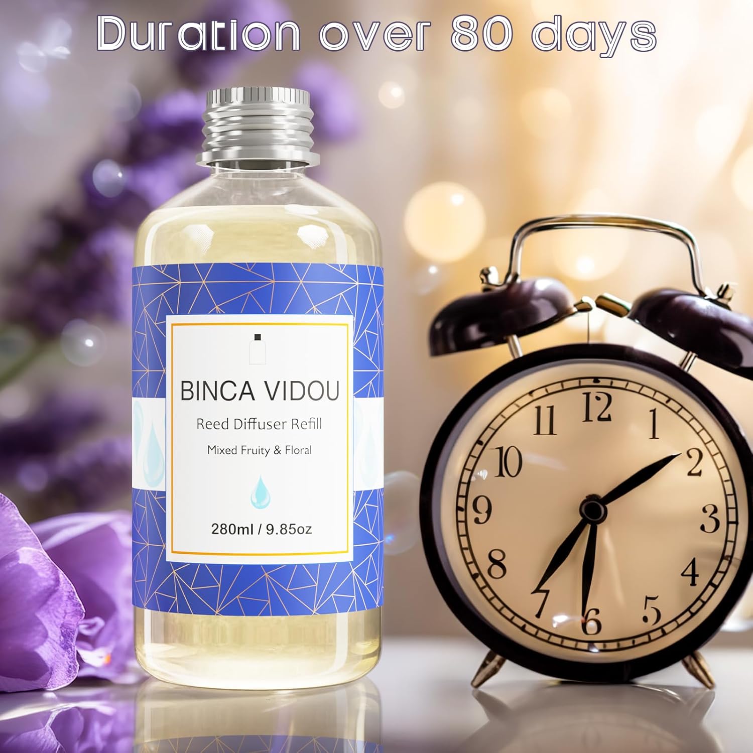 Binca Vidou Reed Diffuser Oil Refill 280ml with 12 Sticks