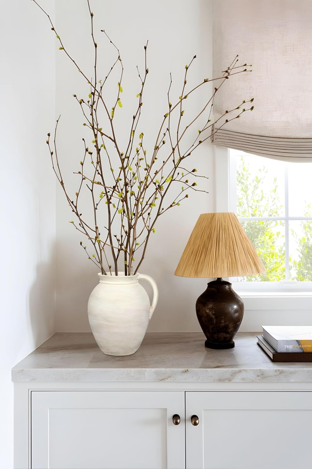 Ceramic Rustic Farmhouse Vase - 71 Inch Centerpiece Pitcher