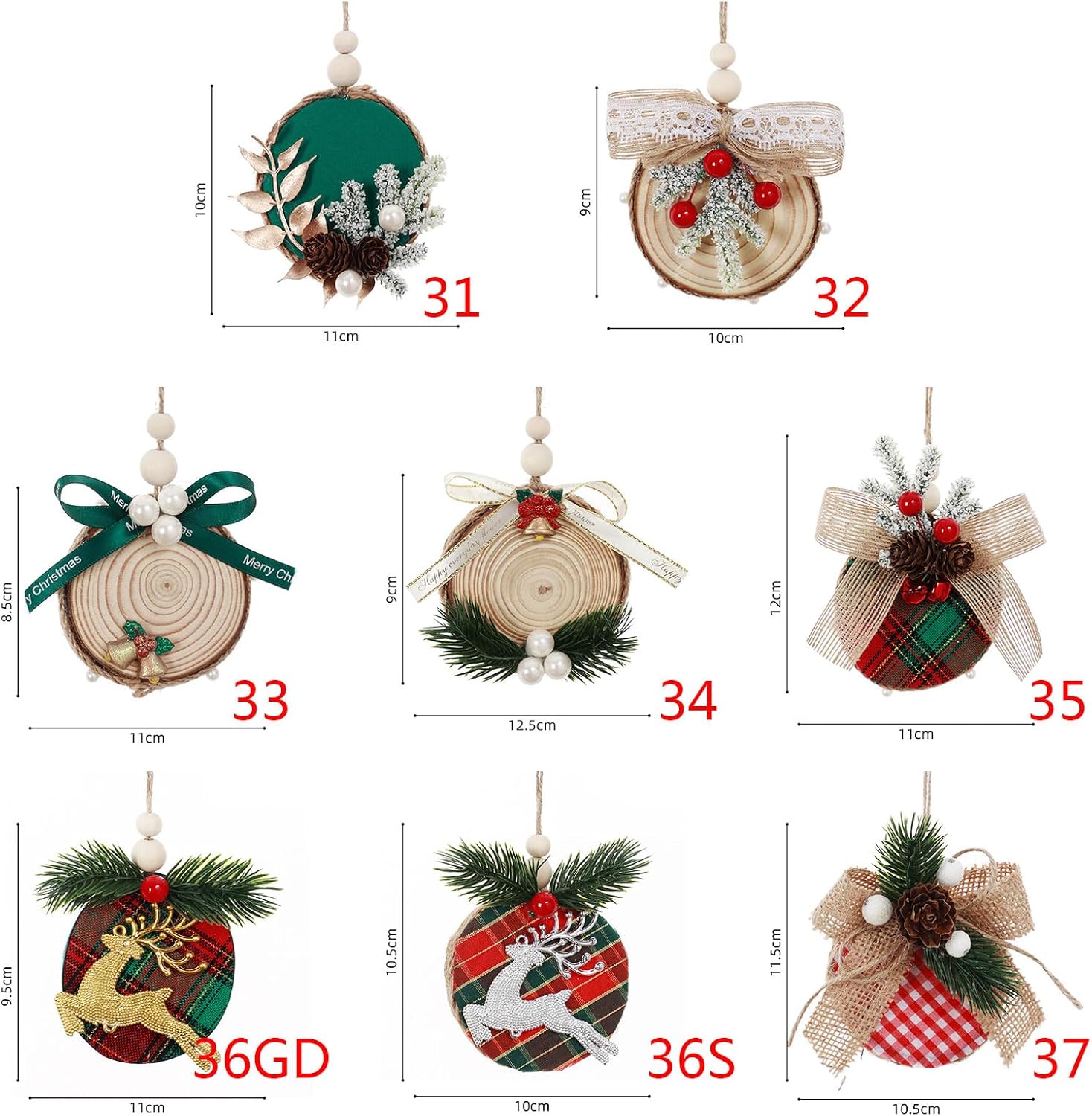 Christmas Wreath Door Hanger for Front Door Decoration