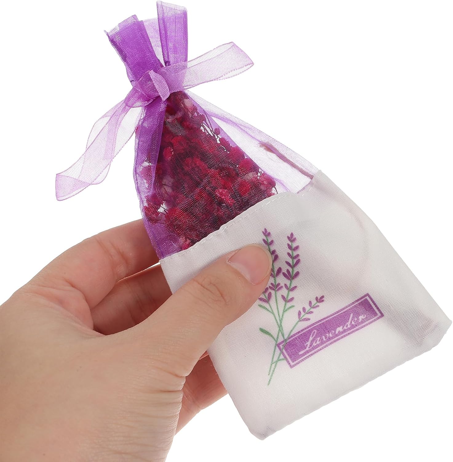 FOMIYES Lavender Sachets 30pcs Empty Gauze Bags