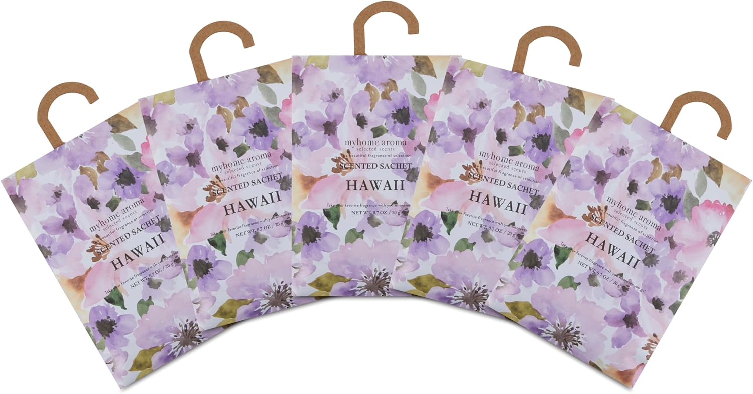 3 Packs of 5pc Fragrance Sachets with Hanger