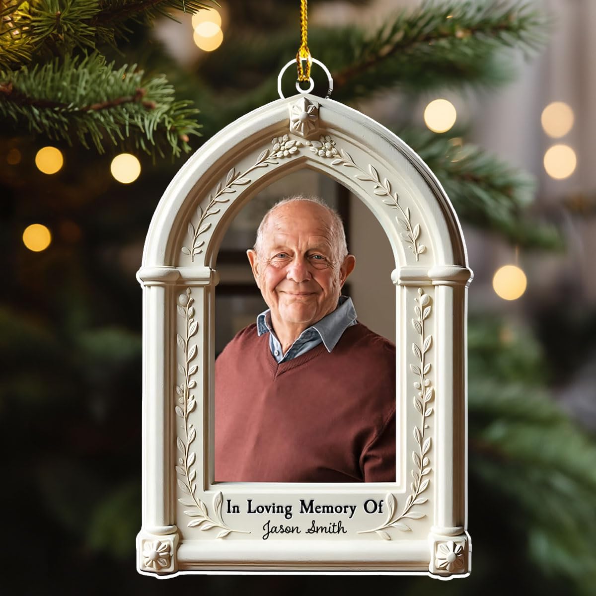 Personalized Memorial Ornament - Custom Acrylic Keepsake