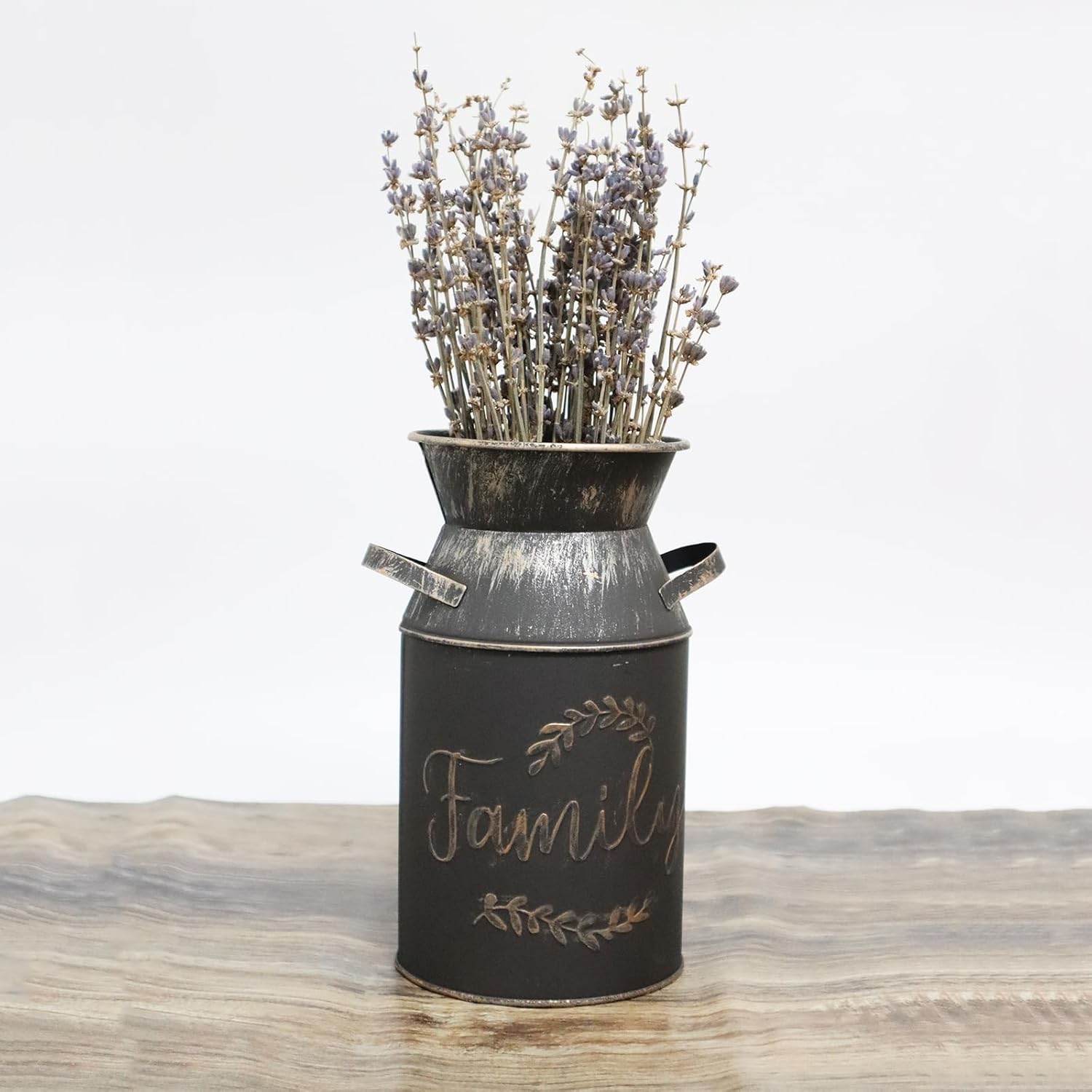 Fauevav Galvanized Milk Can Greeting Vase 75 Inch