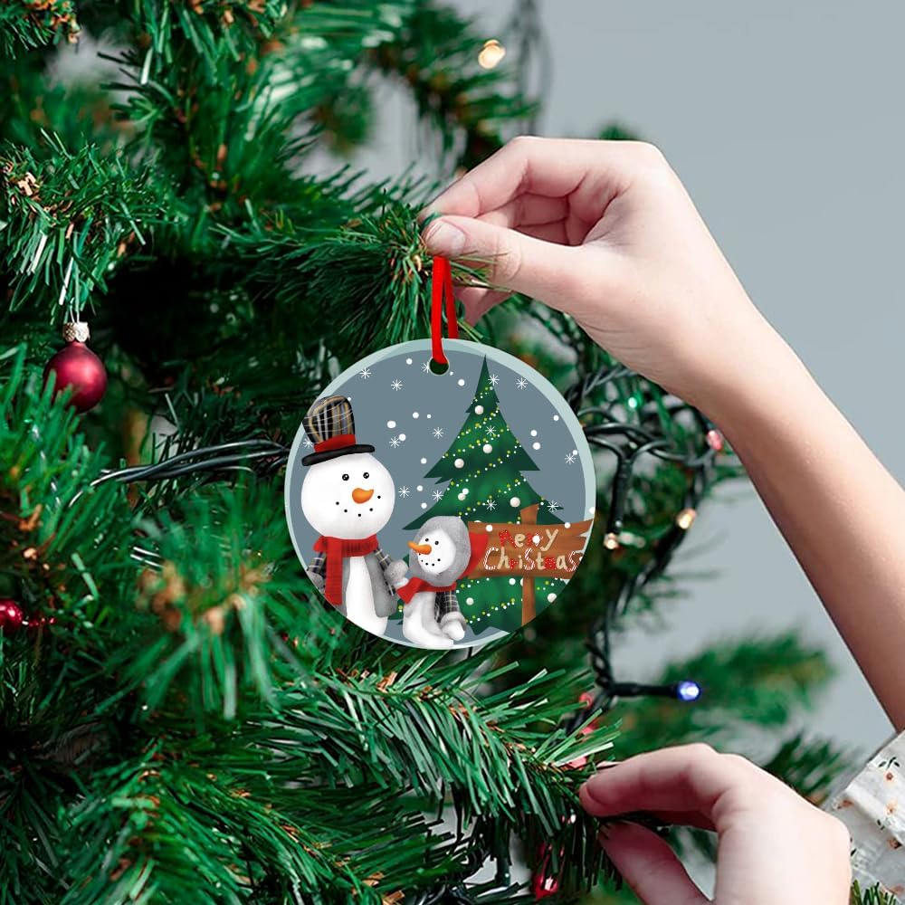 Custom Personalized Ceramic Christmas Ornament
