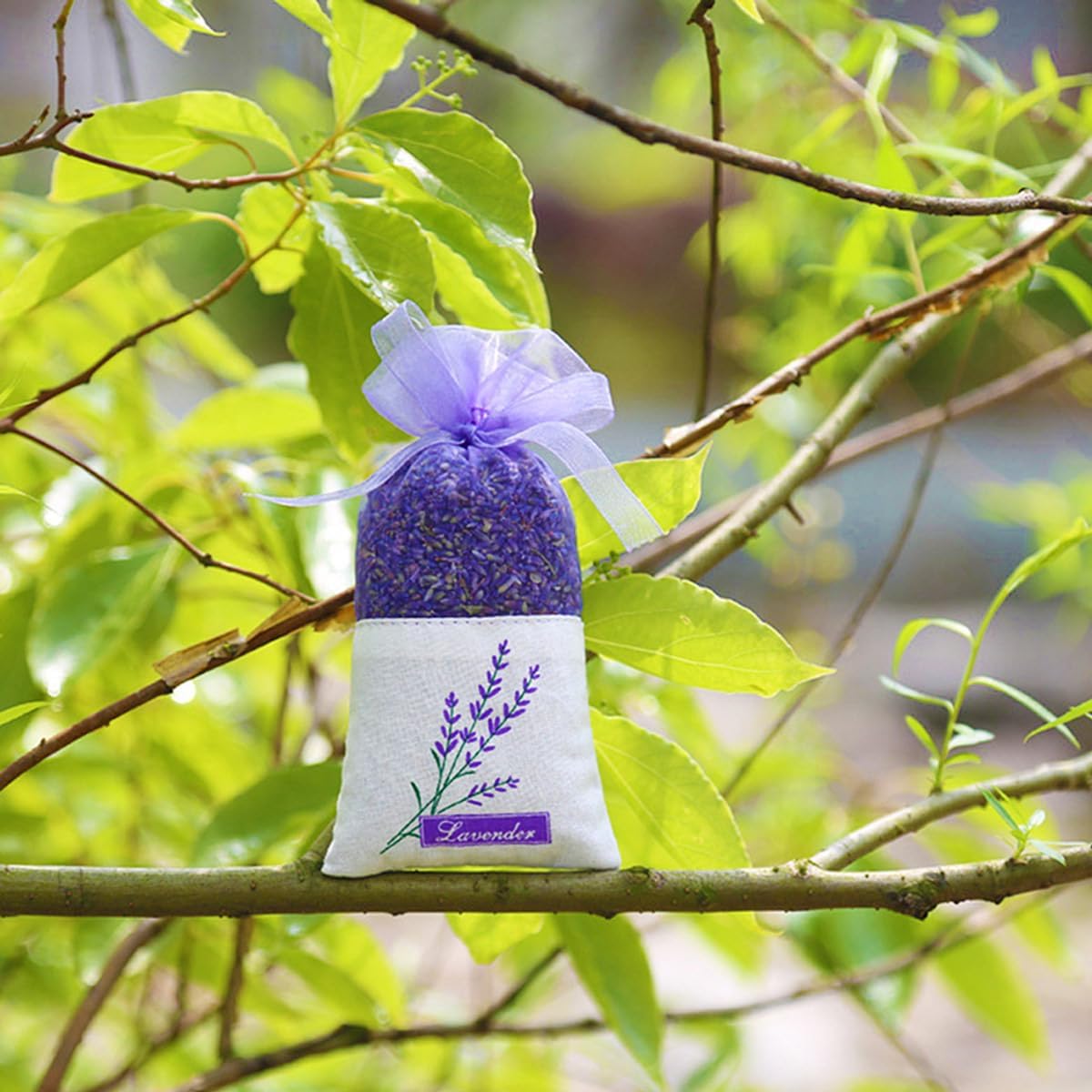 75 Pcs Lavender Scent Drawstring Jewelry Bags