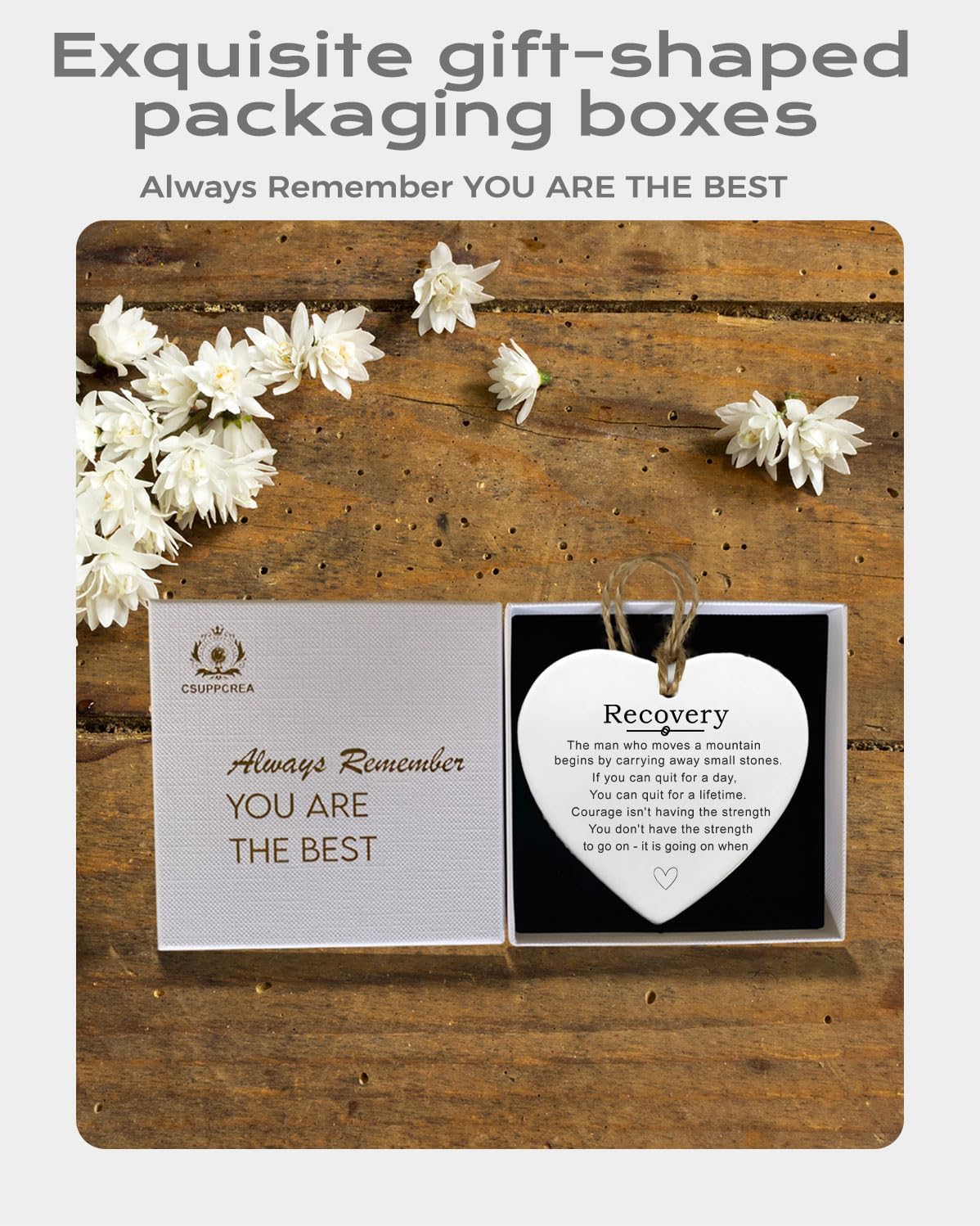 Sobriety Gifts for Men Women 1 Year Recovery Gift with AA Anniversary Congratulations