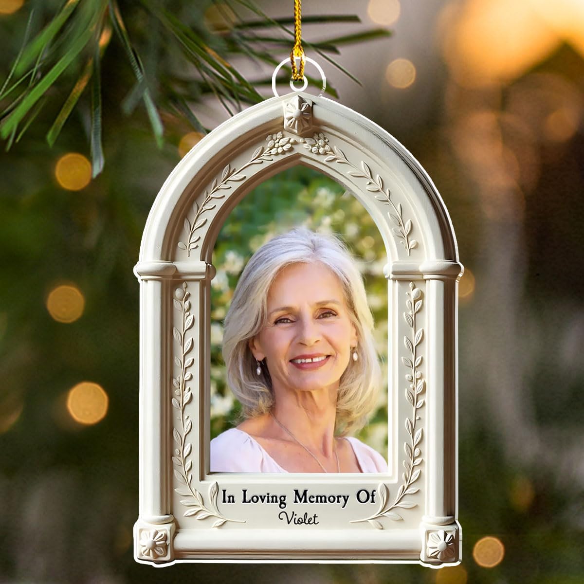 Personalized Memorial Ornament - Custom Acrylic Keepsake