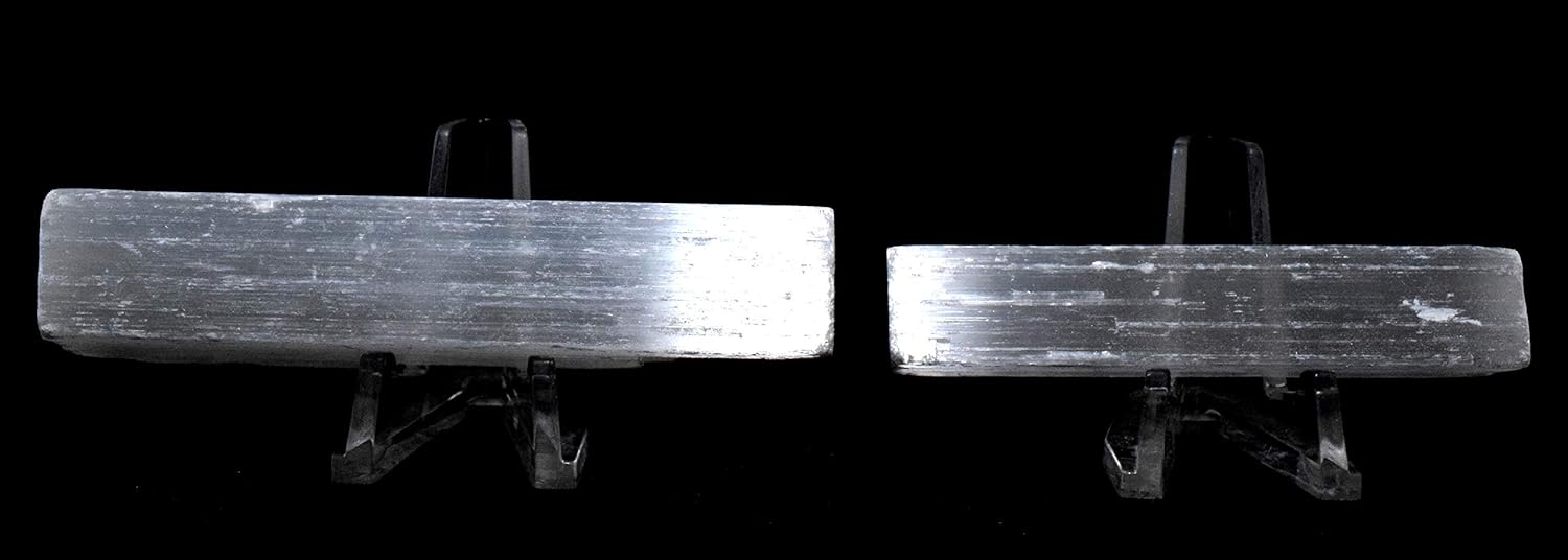 HQRP 3 Inch Natural White Selenite Sticks 20PCS