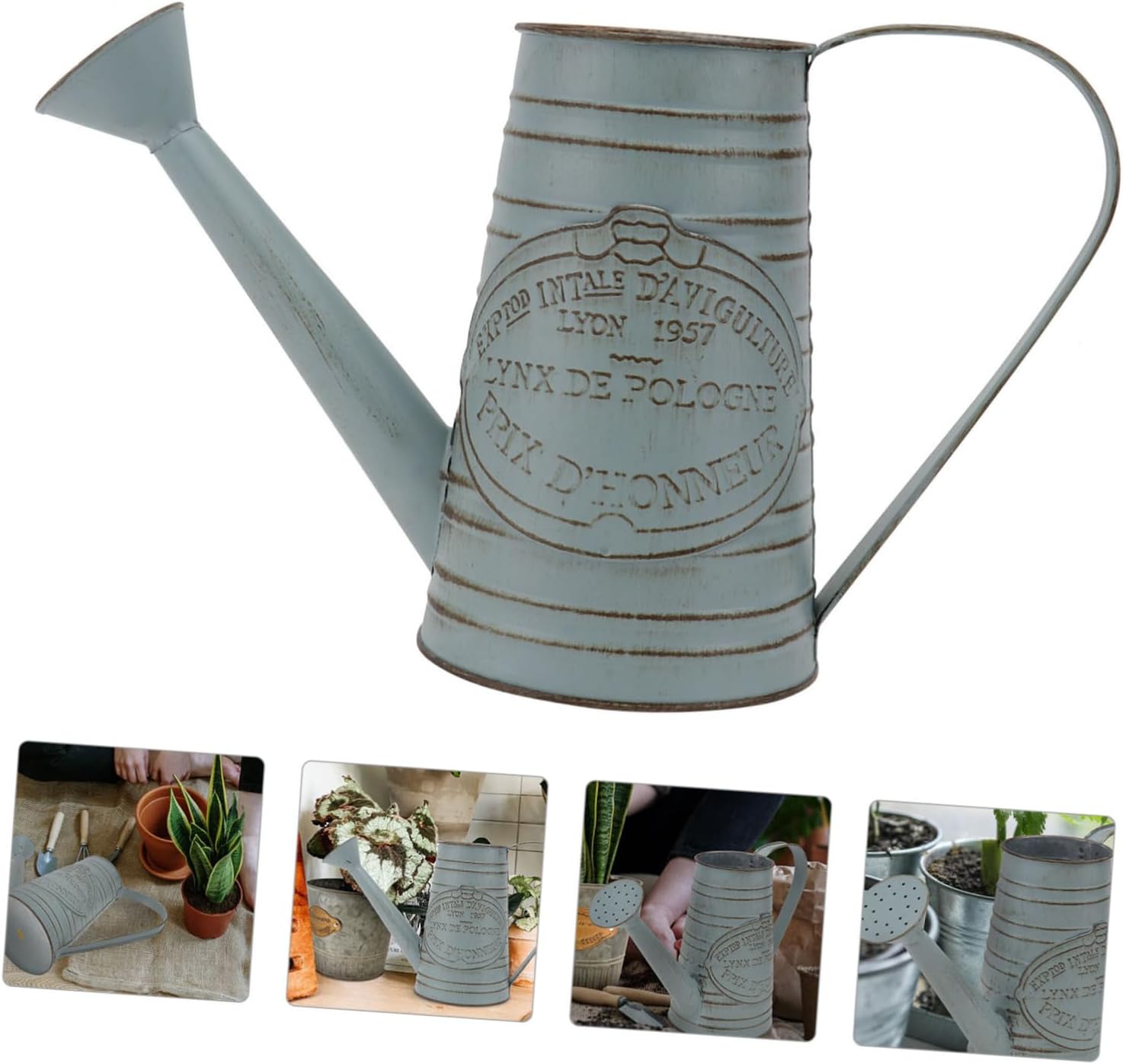 Vintage Style Iron Flower Vase for Dried Flowers