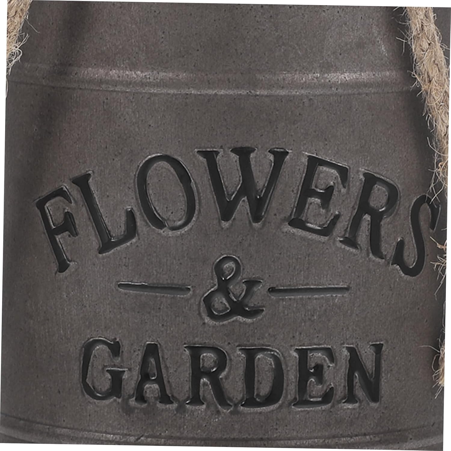 STOBAZA Vintage Flower Vase Rustic Bucket Planter Decorative Jug for Home Office