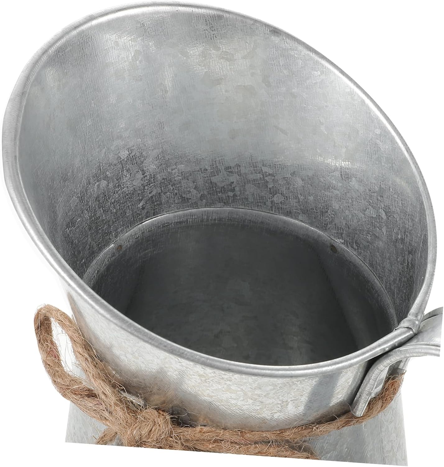 GANAZONO Vintage Iron Flower Bucket for Home Decor