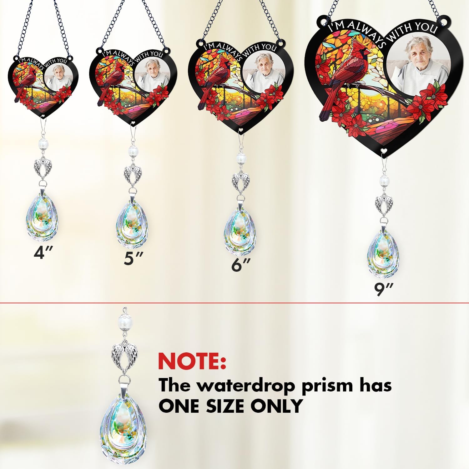 Personalized Memorial Suncatcher with Photo