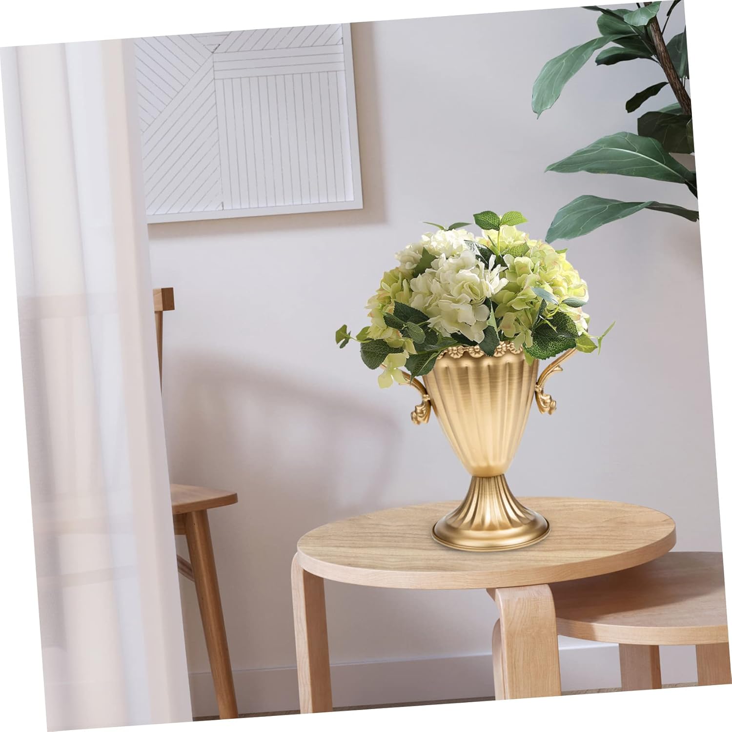 Vintage Iron Flower Pot Retro Vase for Home Decor