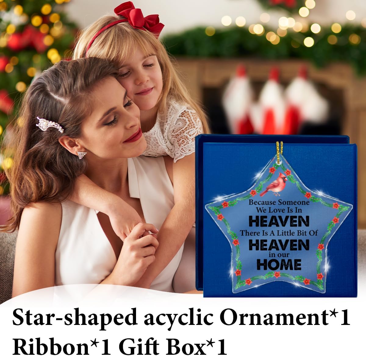 Memorial Cardinal Ornament for Loss of Loved One