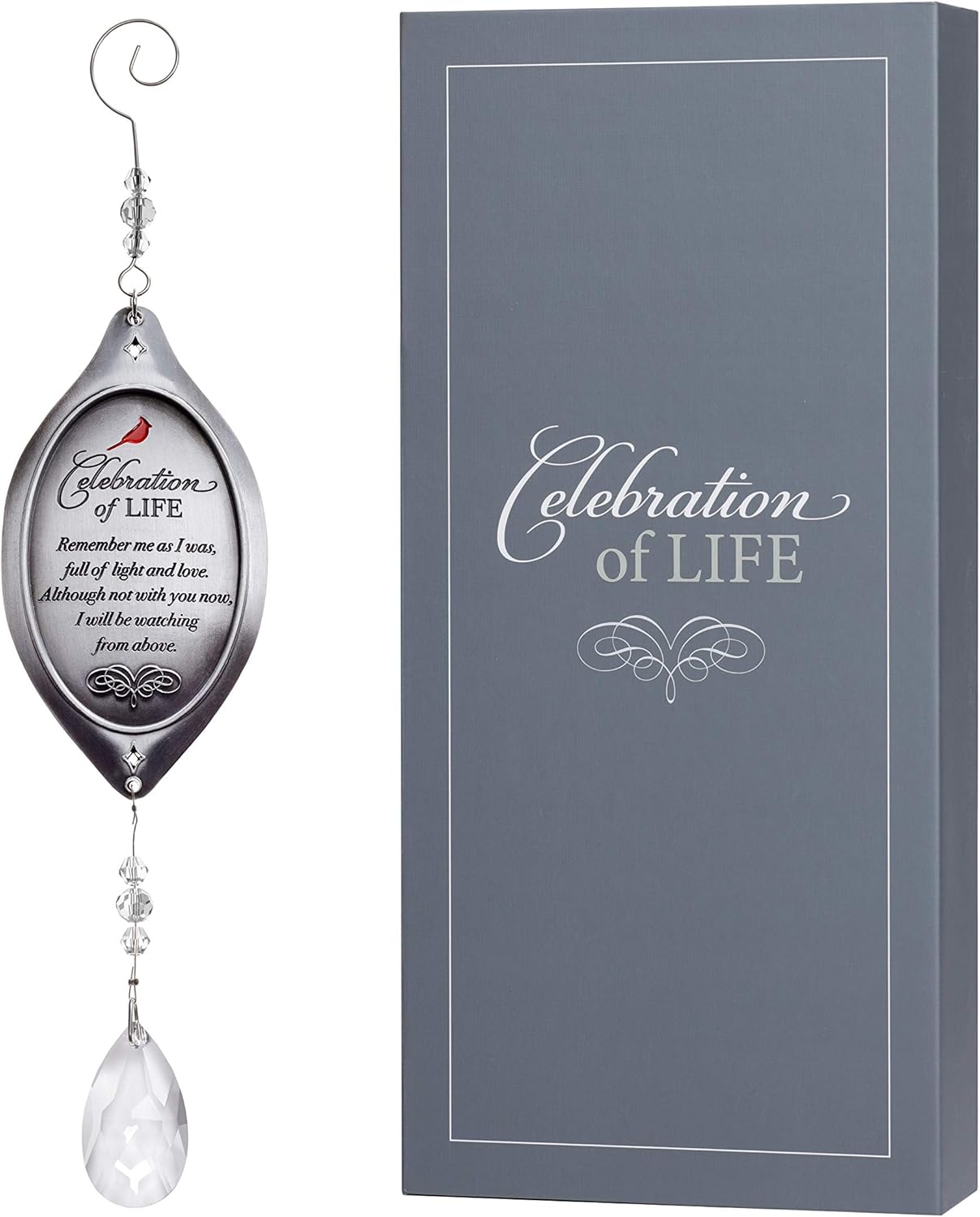 Celebration of Life Sympathy Gift with Crystal Ornament
