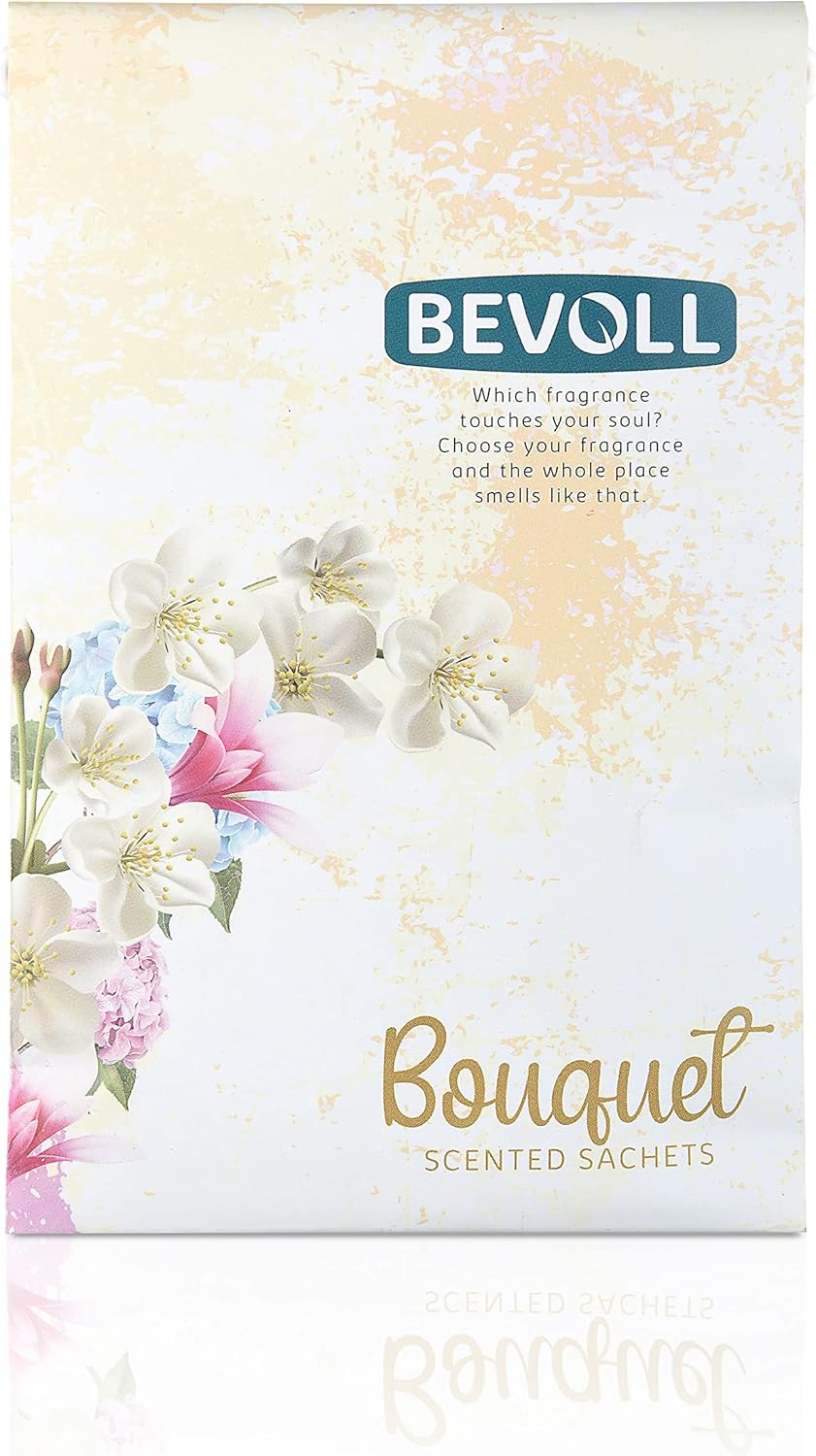 Bevoll Scented Sachets 12 Pack for Drawers Closets Cars Bathroom Wardrobe Gym Bags