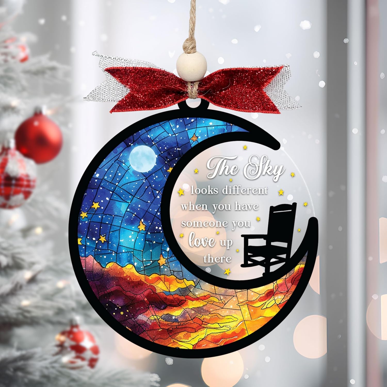 HONOCOOLS H49 Memorial Christmas Ornament - Sympathy Gift for Loss of Loved One