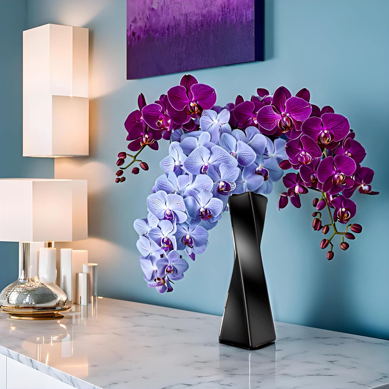 Geometric Ceramic Vase for Home Decor