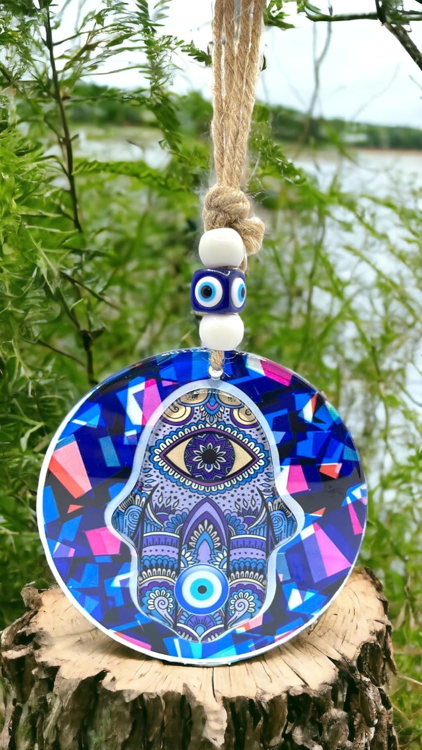 Generic Lucky vida Nazzar Hamsa Evil Eye Wall Hanging