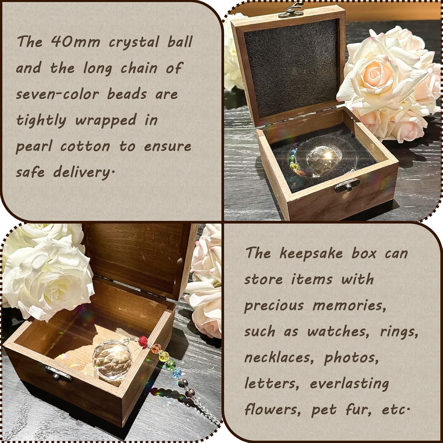 Vintacicle Decorative Hanging Ornament with Memory Box