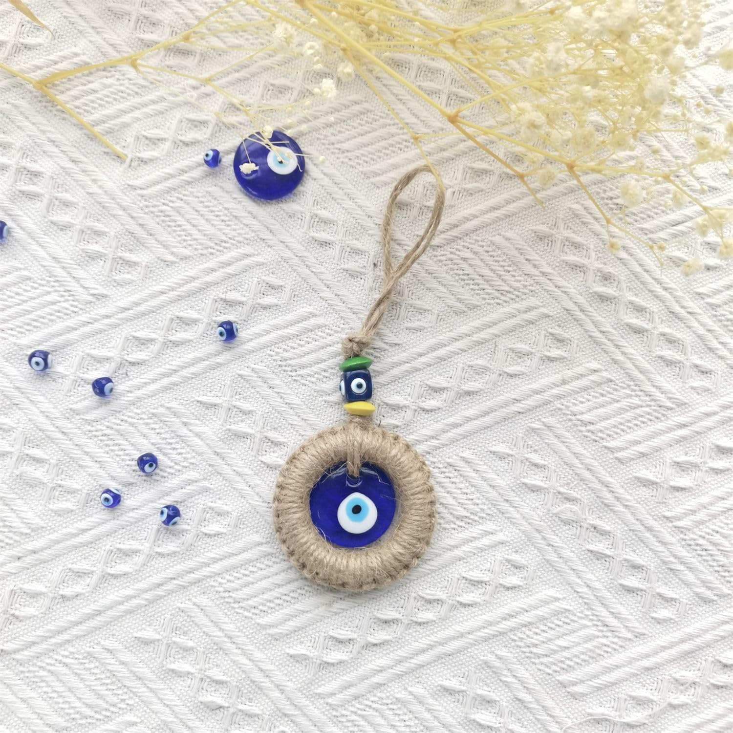 Turkish Blue Evil Eye Car Hanging Charm Ornament