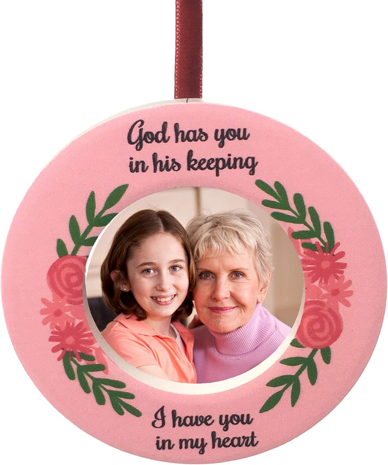 Memorial Christmas Ornament with Photo Holder