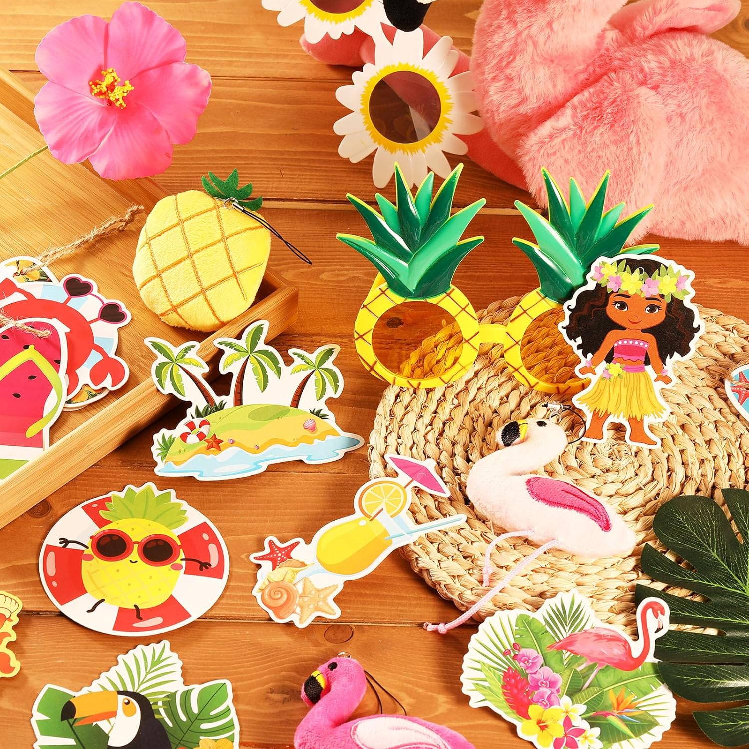 Halfchet 43 Pcs Summer Tree Decorations Set