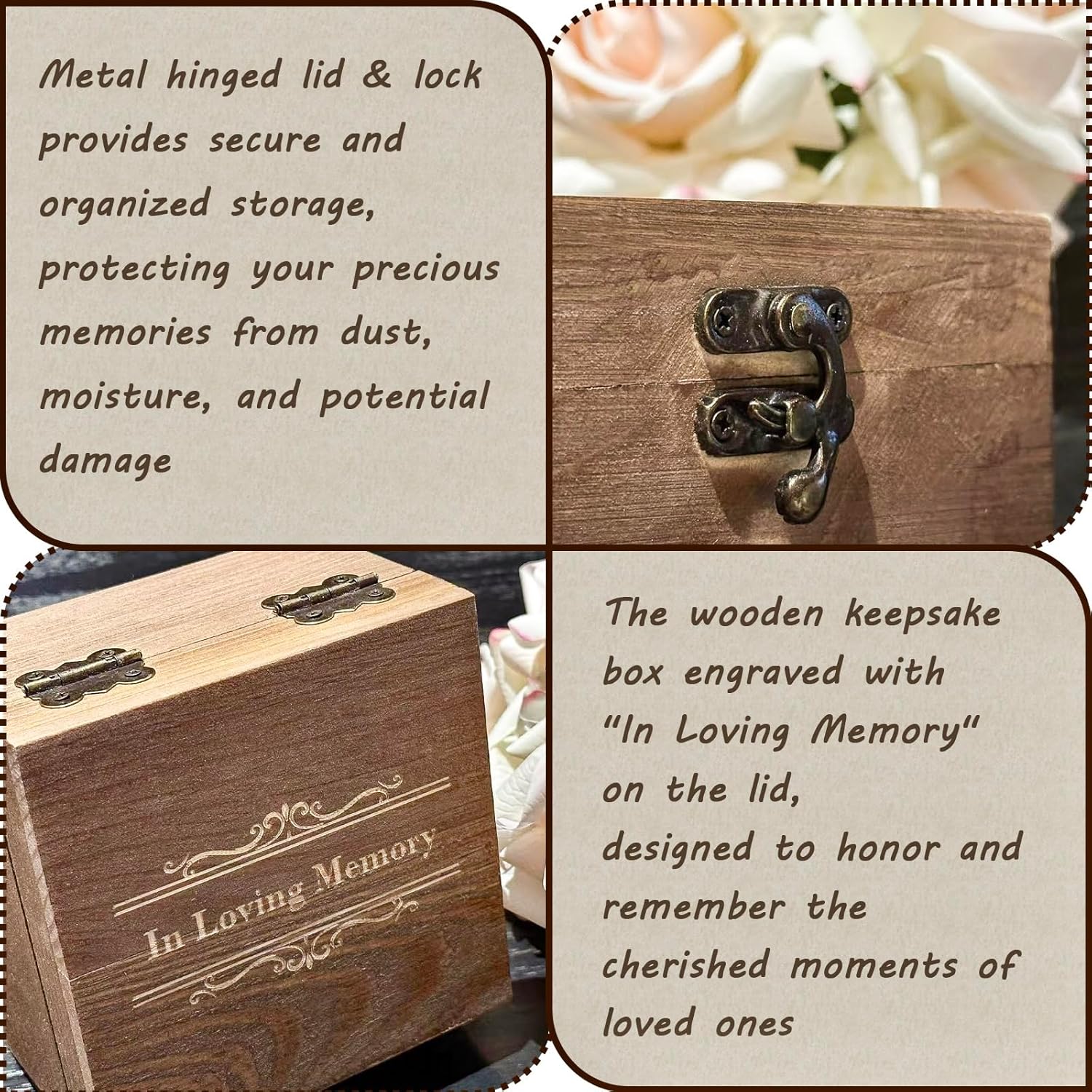 Vintacicle Decorative Hanging Ornament with Memory Box