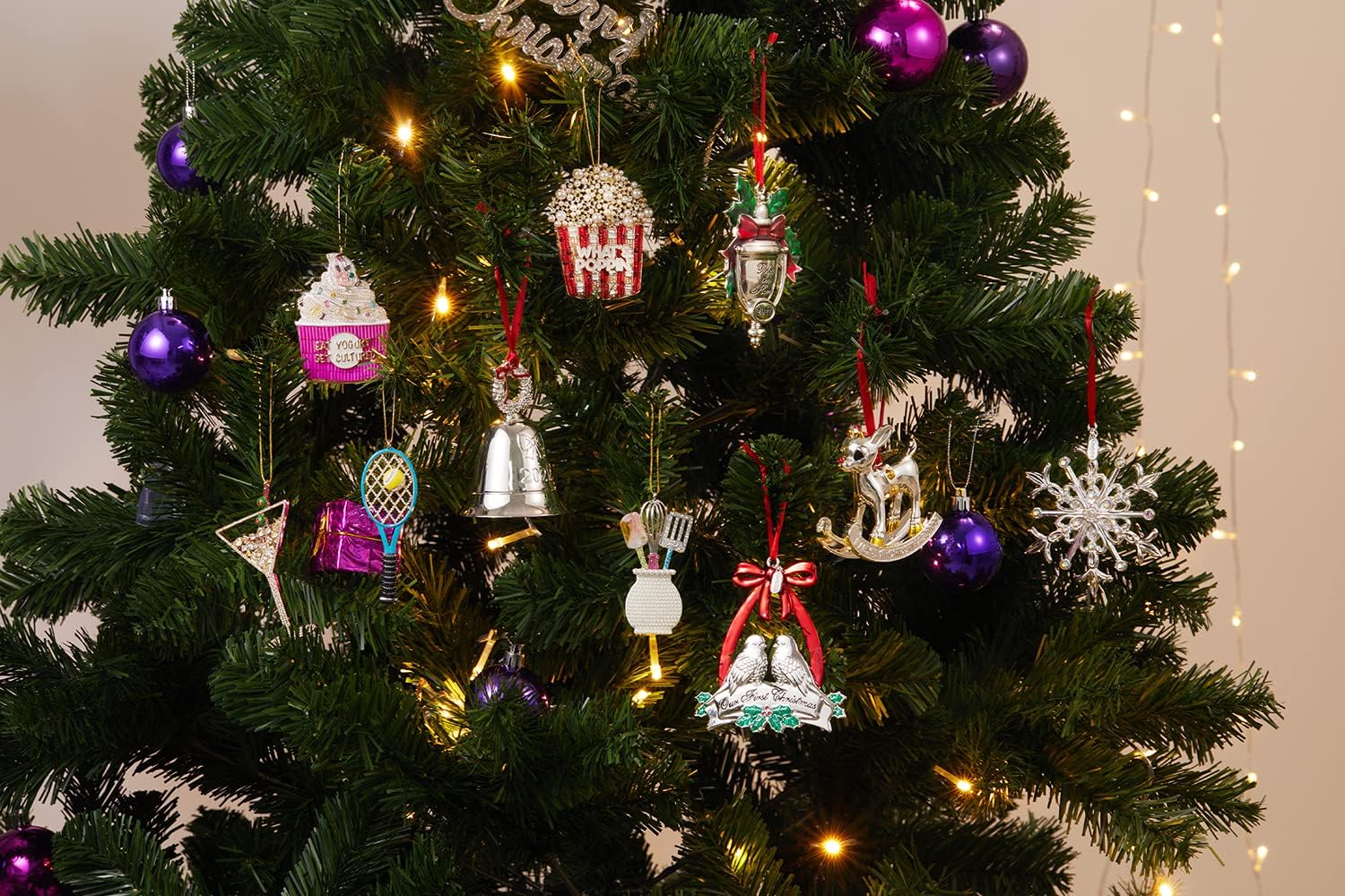 2025 Christmas Ornament Tennis Design Hanging Decoration
