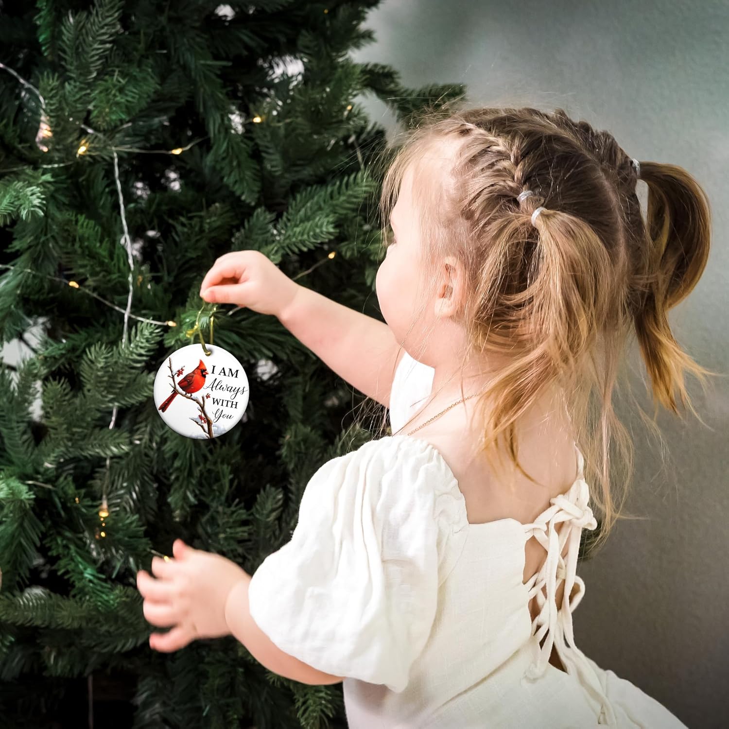 Always with You Red Cardinal Christmas Ornament