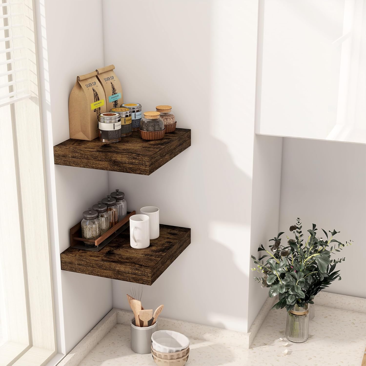 Fun Memories 12 Inch Floating Shelf Set of 2