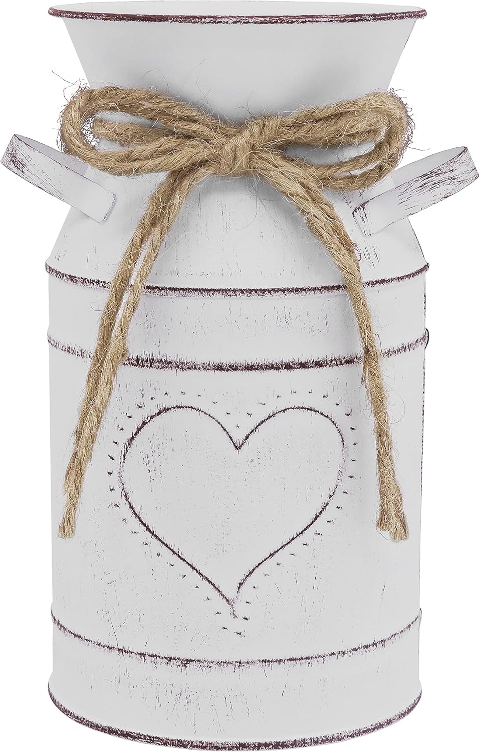 Soyizom Vintage Metal Flower Bucket Heart Vase