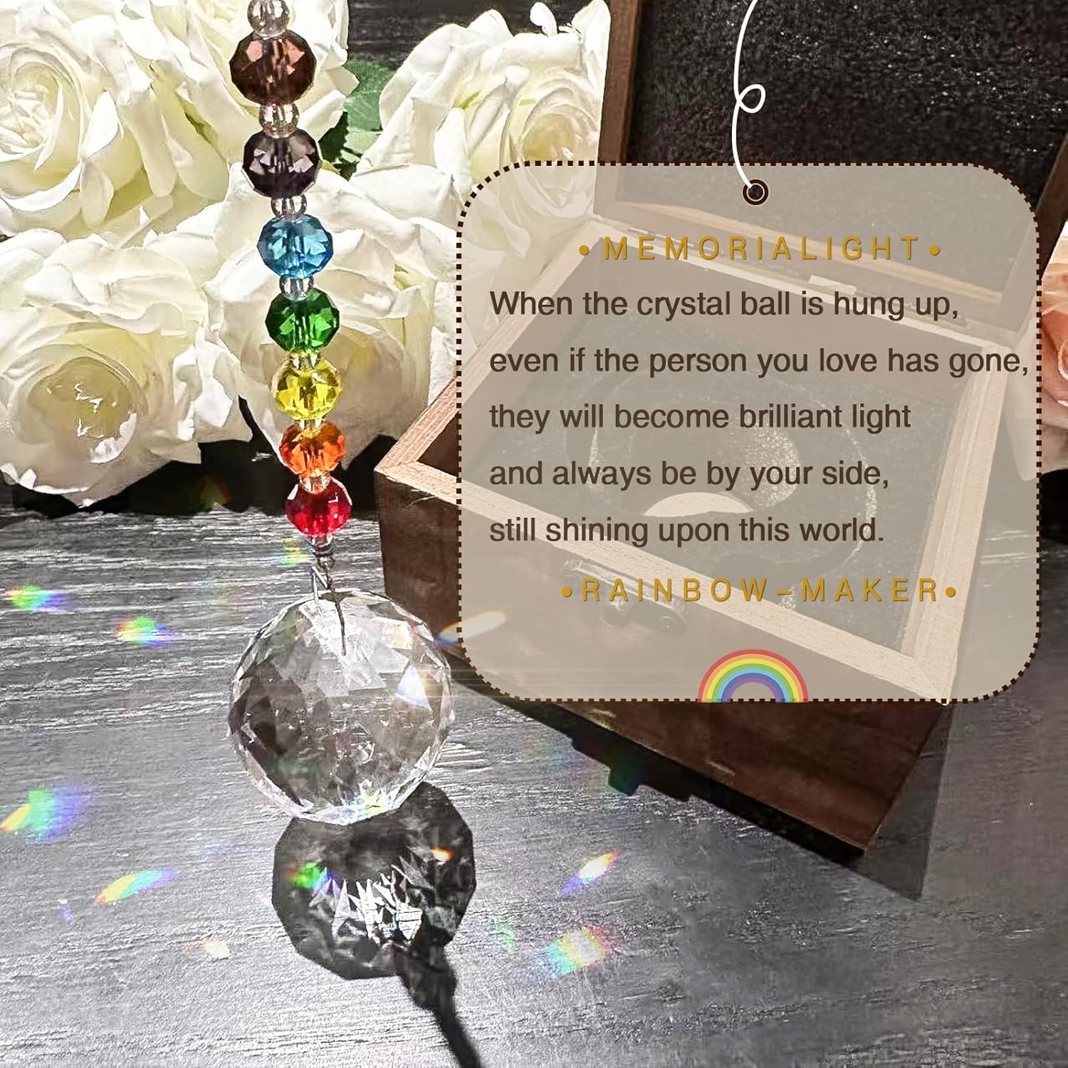 Vintacicle Decorative Hanging Ornament with Memory Box