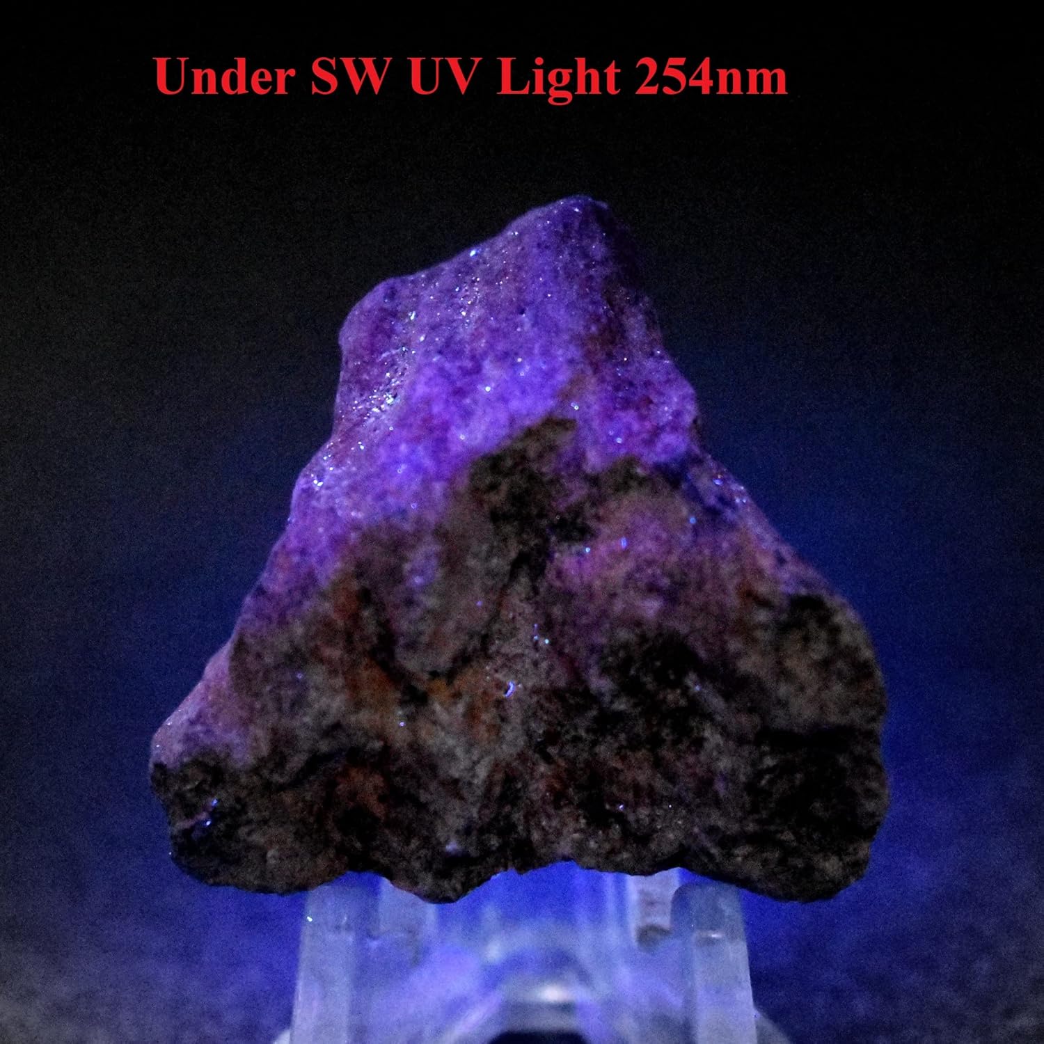 HQRP Purple Green Atlantisite Rough Natural Crystal Stone Specimen