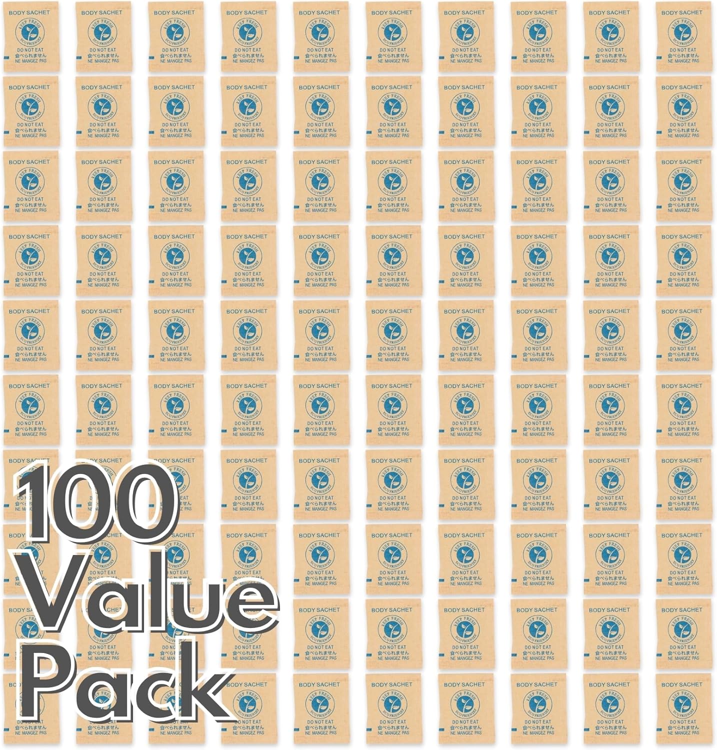 Small Scented Sachet Bag of Jasmine and Vanilla 100 Pack